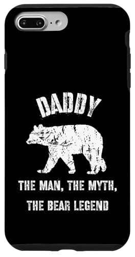 Vintage Daddy the Man The Myth the Bear Legende Dad Gift Hülle für iPhone 7 Plus/8 Plus Vintage Daddy the Man The Myth the Bear Legende Dad Gift Hülle für iPhone 7 Plus/8 Plus von All in the Bear Family