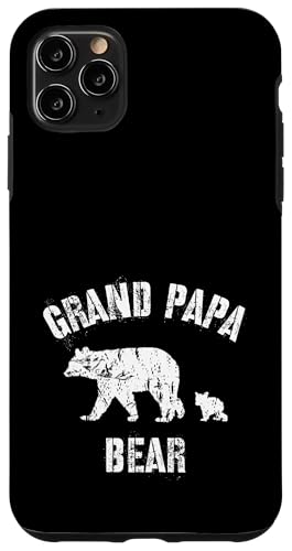 Vintage Grand Papa Bär mit 1 Junges Opa Geschenk Hülle für iPhone 11 Pro Max Vintage Grand Papa Bär mit 1 Junges Opa Geschenk Hülle für iPhone 11 Pro Max von All in the Bear Family