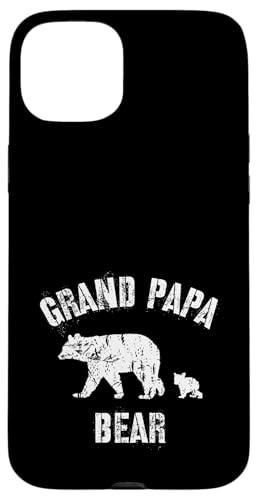 Vintage Grand Papa Bär mit 1 Junges Opa Geschenk Hülle für iPhone 15 Plus Vintage Grand Papa Bär mit 1 Junges Opa Geschenk Hülle für iPhone 15 Plus von All in the Bear Family