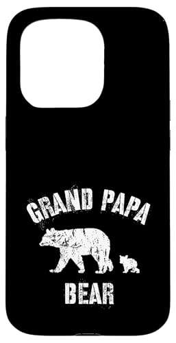 Vintage Grand Papa Bär mit 1 Junges Opa Geschenk Hülle für iPhone 15 Pro Vintage Grand Papa Bär mit 1 Junges Opa Geschenk Hülle für iPhone 15 Pro von All in the Bear Family