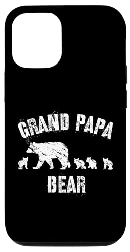 Vintage Grand Papa Bär mit 4 vier Jungen Opa Geschenk Hülle für iPhone 12/12 Pro Vintage Grand Papa Bär mit 4 vier Jungen Opa Geschenk Hülle für iPhone 12/12 Pro von All in the Bear Family