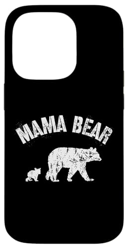 Vintage Mama Bär mit 1 One Cub Mom Mutter Geschenk Hülle für iPhone 14 Pro Vintage Mama Bär mit 1 One Cub Mom Mutter Geschenk Hülle für iPhone 14 Pro von All in the Bear Family