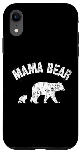 Vintage Mama Bär mit 1 One Cub Mom Mutter Geschenk Hülle für iPhone XR Vintage Mama Bär mit 1 One Cub Mom Mutter Geschenk Hülle für iPhone XR von All in the Bear Family