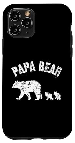 Vintage Papa Bär mit 2 zwei Jungen Papa Vater Hülle für iPhone 11 Pro Vintage Papa Bär mit 2 zwei Jungen Papa Vater Hülle für iPhone 11 Pro von All in the Bear Family