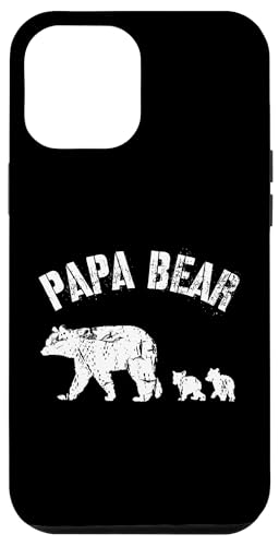 Vintage Papa Bär mit 2 zwei Jungen Papa Vater Hülle für iPhone 12 Pro Max Vintage Papa Bär mit 2 zwei Jungen Papa Vater Hülle für iPhone 12 Pro Max von All in the Bear Family
