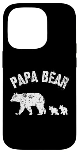 Vintage Papa Bär mit 2 zwei Jungen Papa Vater Hülle für iPhone 14 Pro Vintage Papa Bär mit 2 zwei Jungen Papa Vater Hülle für iPhone 14 Pro von All in the Bear Family