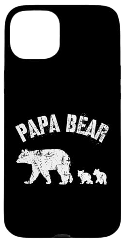 Vintage Papa Bär mit 2 zwei Jungen Papa Vater Hülle für iPhone 15 Plus Vintage Papa Bär mit 2 zwei Jungen Papa Vater Hülle für iPhone 15 Plus von All in the Bear Family