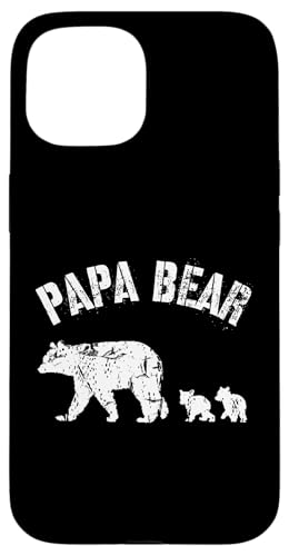 Vintage Papa Bär mit 2 zwei Jungen Papa Vater Hülle für iPhone 15 Vintage Papa Bär mit 2 zwei Jungen Papa Vater Hülle für iPhone 15 von All in the Bear Family