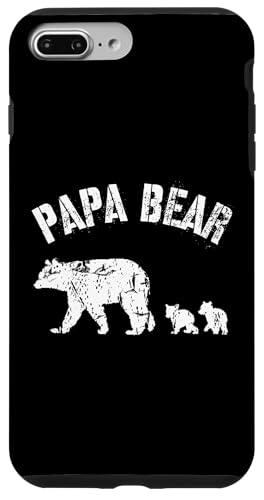Vintage Papa Bär mit 2 zwei Jungen Papa Vater Hülle für iPhone 7 Plus/8 Plus Vintage Papa Bär mit 2 zwei Jungen Papa Vater Hülle für iPhone 7 Plus/8 Plus von All in the Bear Family