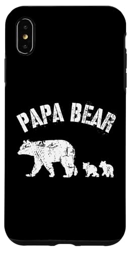 Vintage Papa Bär mit 2 zwei Jungen Papa Vater Hülle für iPhone XS Max Vintage Papa Bär mit 2 zwei Jungen Papa Vater Hülle für iPhone XS Max von All in the Bear Family