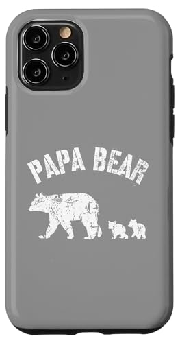 Vintage Papa Bär mit 2 zwei Jungen lustiges Geschenk für Papa Vater Hülle für iPhone 11 Pro Vintage Papa Bär mit 2 zwei Jungen lustiges Geschenk für Papa Vater Hülle für iPhone 11 Pro von All in the Bear Family