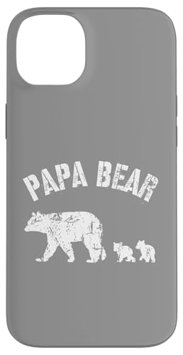 Vintage Papa Bär mit 2 zwei Jungen lustiges Geschenk für Papa Vater Hülle für iPhone 14 Plus Vintage Papa Bär mit 2 zwei Jungen lustiges Geschenk für Papa Vater Hülle für iPhone 14 Plus von All in the Bear Family