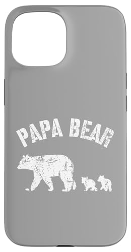 Vintage Papa Bär mit 2 zwei Jungen lustiges Geschenk für Papa Vater Hülle für iPhone 15 Vintage Papa Bär mit 2 zwei Jungen lustiges Geschenk für Papa Vater Hülle für iPhone 15 von All in the Bear Family