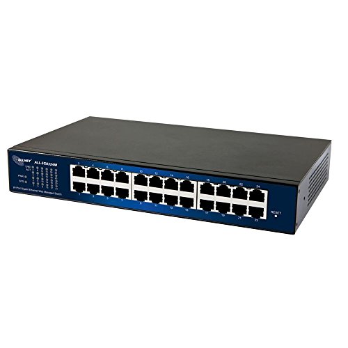 Allnet ALL-SG8324M Switch smart managed 24 Port Gigabit / 24x LAN / Lüfterlos / 19 von AllNet
