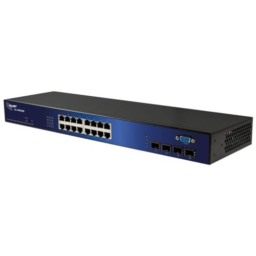 ALLNET ALL-SG8420M Géré L2 Gigabit Ethernet (10/100/1000) 19U Noir von AllNet