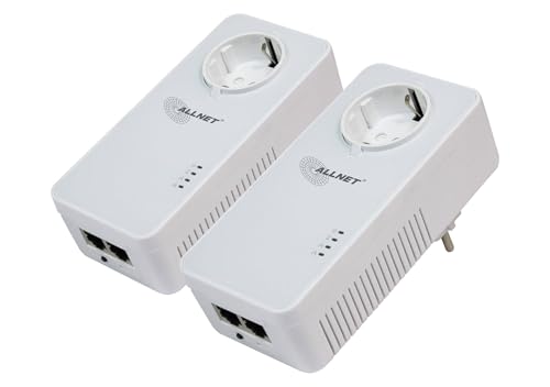 ALLNET INTD Powerline 1200Mbit 2er Bundle Bridge RJ45 HomePlugV2 SmartLink Passtrough ALL1681205v2 ALLNET INTD Powerline 1200Mbit 2er Bundle Bridge RJ45 HomePlugV2 SmartLink Passtrough ALL1681205v2 von AllNet