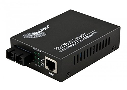 ALLNET all-mc106-sc-sm 100 Mbit/s 1310 nm Single-Mode Black Network Media Converter – Netzwerk Media Konverter (IEEE 802.3, IEEE 802.3u, IEEE 802.3 x, Fast Ethernet, 10Base-T, 100Base-TX, 100Base-FX, Full, Half, CAT3, CAT4, CAT5) von AllNet
