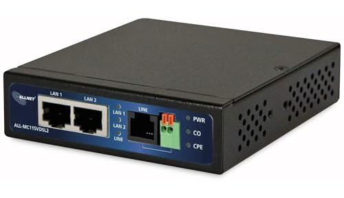 ALLNET all-mc115-vdsl2 100000 Kbit/s Modem – Modems (100000 Kbit/s, 0 – 50 °C, 10 – 90%, 20 – 65 °C, 110 x 27 x 95 mm, 465 g) von AllNet