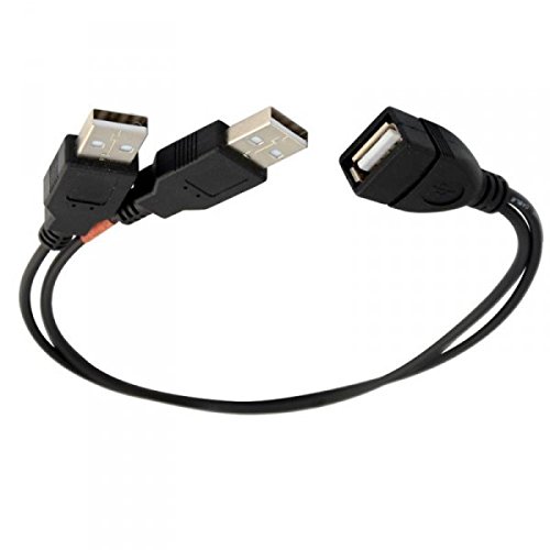 AllNet 133298 USB-Kabel 2 x USB A USB A schwarz – USB-Kabel (2 x USB A, USB 2.0, Stecker/Buchse, Stecker, schwarz) von AllNet