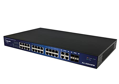 Allnet ALL-SG8428PM Netzwerk Switch 24 + 4 Port 1000MBit/s PoE-Funktion von AllNet