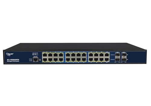 Allnet ALL-SG8626PM Netzwerk Switch 24 + 4 Port 52 GBit/s PoE-Funktion von AllNet