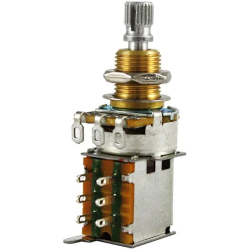 AllParts EP-0296-000 500K Push Push Audio Pot Logarithmic Push/Push Potentiometer AllParts EP-0296-000 500K Push Push Audio Pot Logarithmic Push/Push Potentiometer von AllParts