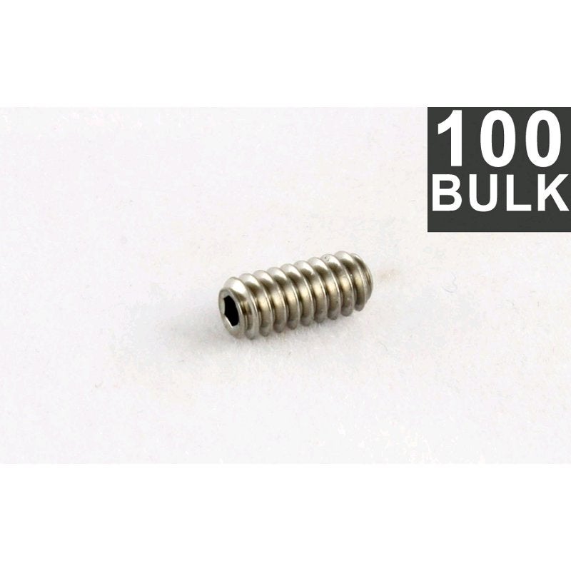 AllParts GS-3382-B05 Madenschrauben für Brückenhöhe Gitarre, silberfarben AllParts GS-3382-B05 Madenschrauben für Brückenhöhe Gitarre, silberfarben von AllParts