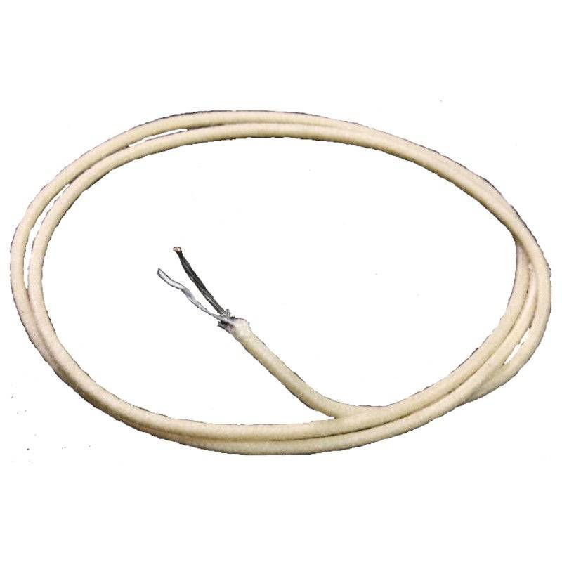 AllParts GW-0820-025 White Vintage Style Cloth Wire Braided Pickup Wire von AllParts