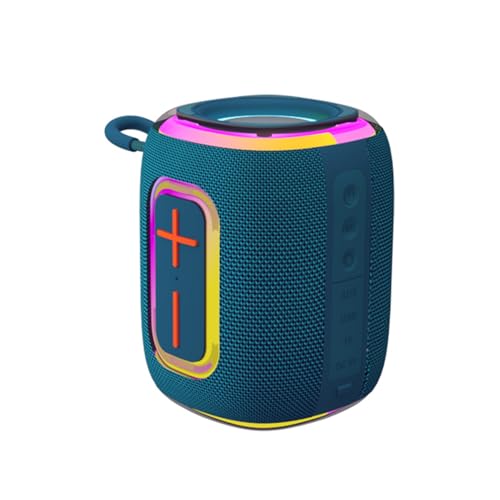 Allayu Drahtlose Bluetooth Lautsprecher mit integriertem hochauflösendem Mikrofon zur Geräuschreduzierung Drahtlose Lautsprecher mit Bluetooth ABS, Blau Allayu Drahtlose Bluetooth Lautsprecher mit integriertem hochauflösendem Mikrofon zur Geräuschreduzierung Drahtlose Lautsprecher mit Bluetooth ABS, Blau von Allayu