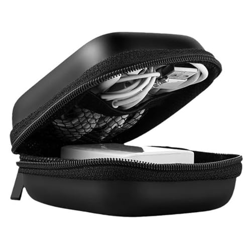 Allayu Drehbare Schutzhülle für On Ear Kopfhörer, Schutzhülle für Over Ear Kopfhörer, Schutztasche gegen verschüttete Flüssigkeiten, Datenleitungs Verpackungsbox, Eva Kopfhörerhülle von Allayu
