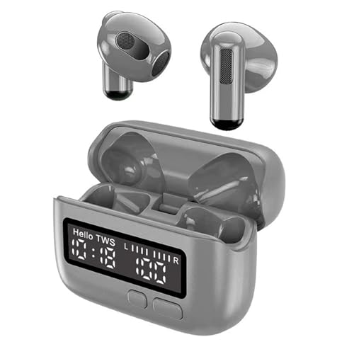 Allayu Retro Funkkopfhörer mit Stoppuhr Timing, tragbar, für Bluetooth ABS Bluetooth 5.3 Kopfhörer, Cancelling, Asche Allayu Retro Funkkopfhörer mit Stoppuhr Timing, tragbar, für Bluetooth ABS Bluetooth 5.3 Kopfhörer, Cancelling, Asche von Allayu