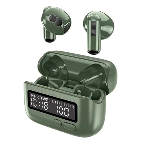Allayu Retro Funkkopfhörer mit Stoppuhr Timing, tragbar, für Bluetooth ABS Bluetooth 5.3 Kopfhörer, Cancelling, Grün Allayu Retro Funkkopfhörer mit Stoppuhr Timing, tragbar, für Bluetooth ABS Bluetooth 5.3 Kopfhörer, Cancelling, Grün von Allayu