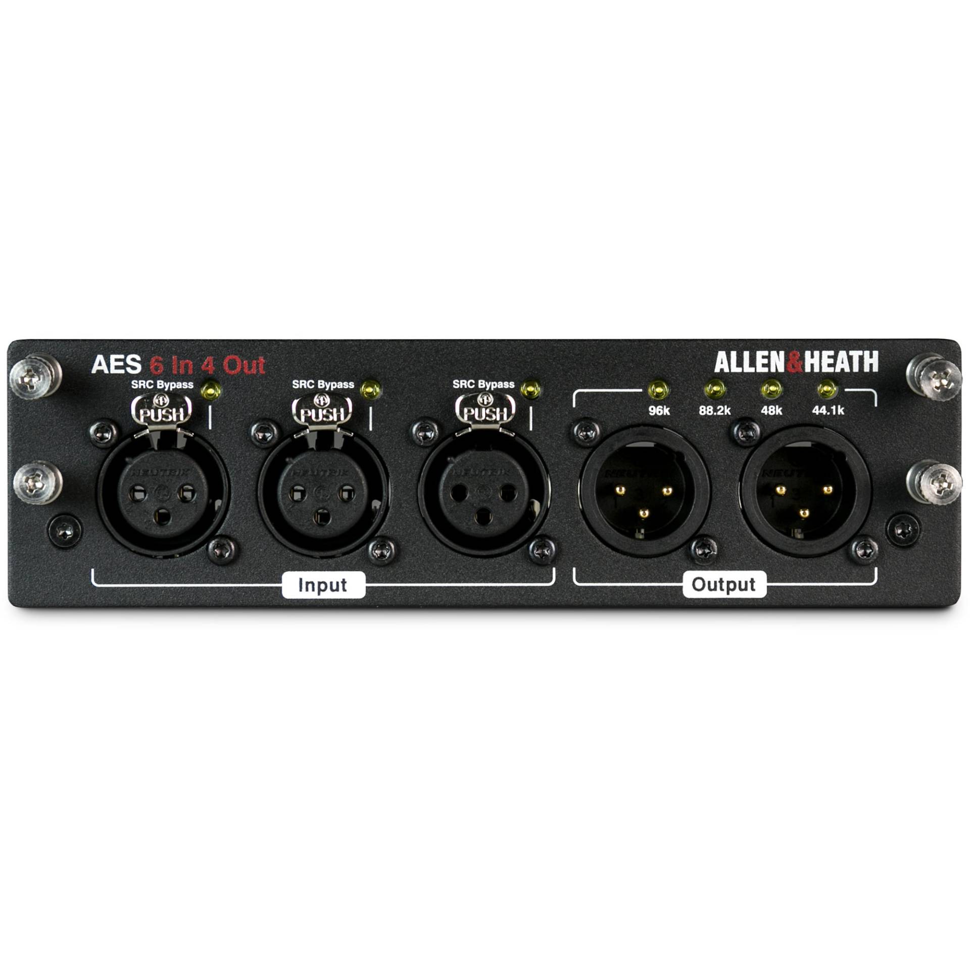 Allen & Heath M-DL-AES6I4O-A AES3 Card for dLive and Avantis, 6-in/4-out Allen & Heath M-DL-AES6I4O-A AES3 Card for dLive and Avantis, 6-in/4-out von Allen & Heath