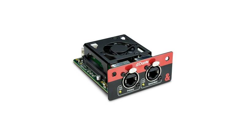 Allen & Heath SQ Dante Audio Interface Module for SQ Series Mixers - 64x64 bi-directional audio, 96kHz/48kHz, 2 EtherCon ports von Allen & Heath