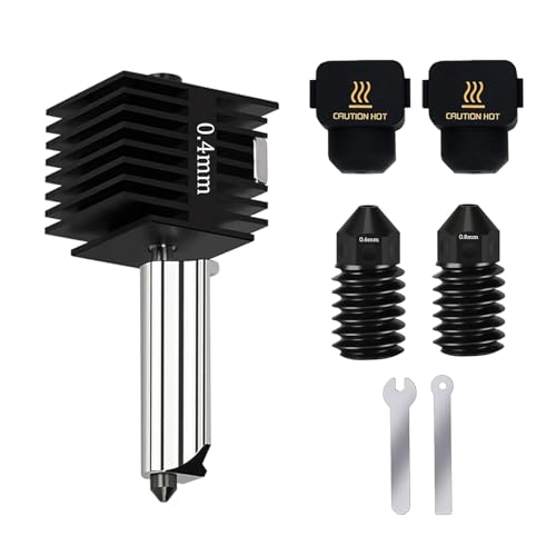 4PCS Hotend Heizung Block Silikon Socken von 3D Drucker Teile Zubehör, Hochtemperatur Extruder Heizblock Silikon Abdeckung für Bambu Lab A1/A1 Mini 3D Drucker, 0.4mm+0.6mm+0.8mm Hotend Kit 4PCS Hotend Heizung Block Silikon Socken von 3D Drucker Teile Zubehör, Hochtemperatur Extruder Heizblock Silikon Abdeckung für Bambu Lab A1/A1 Mini 3D Drucker, 0.4mm+0.6mm+0.8mm Hotend Kit von Alleshelfer