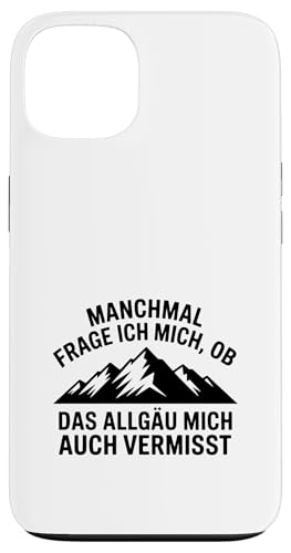 Ob das Allgäu mich auch vermisst? Allgäuer Dialekt Allgäu Hülle für iPhone 13 Ob das Allgäu mich auch vermisst? Allgäuer Dialekt Allgäu Hülle für iPhone 13 von Allgäu & Allgäuer Designs