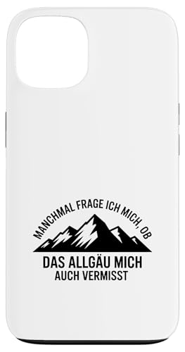 Ob das Allgäu mich auch vermisst? Allgäuer Dialekt Allgäu Hülle für iPhone 13 Ob das Allgäu mich auch vermisst? Allgäuer Dialekt Allgäu Hülle für iPhone 13 von Allgäu & Allgäuer Designs