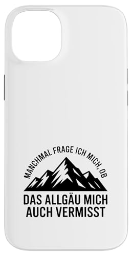 Ob das Allgäu mich auch vermisst? Allgäuer Dialekt Allgäu Hülle für iPhone 14 Plus Ob das Allgäu mich auch vermisst? Allgäuer Dialekt Allgäu Hülle für iPhone 14 Plus von Allgäu & Allgäuer Designs