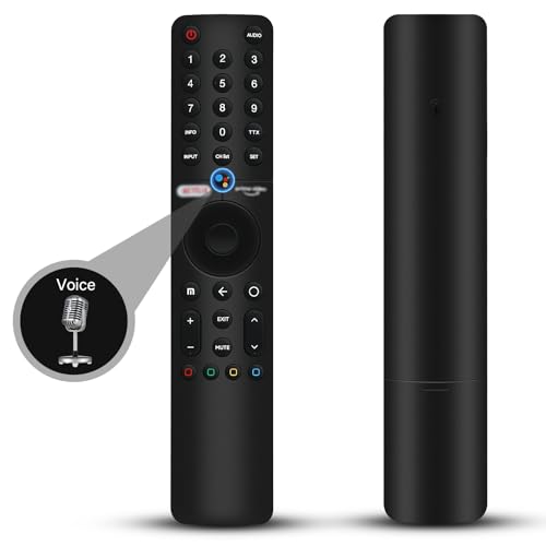 XMRM-19 Voice Fernbedienung für Xiaomi P1 Q1 Smart TV, Ersatz Fernbedienung mit Bluetooth und Sprachsteuerung für Xiaomi 32 43 55 Q1 55 75 Series Android Smart TV L32M6-6AEU L50M6-6AEU L55M6-6ESG XMRM-19 Voice Fernbedienung für Xiaomi P1 Q1 Smart TV, Ersatz Fernbedienung mit Bluetooth und Sprachsteuerung für Xiaomi 32 43 55 Q1 55 75 Series Android Smart TV L32M6-6AEU L50M6-6AEU L55M6-6ESG von AllgoodRc
