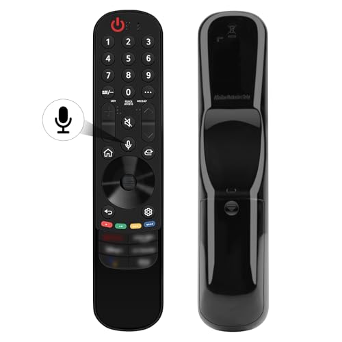 Fernbedienung für LG Smart TV MR23GN MR22GN MR21GA MR23GA, Magic Fernbedienung mit Sprachfunktion Und Pointer Funktion, Kompatibel mit LG UHD OLED QNED NanoCell 4k 8k Smart TV MR22GA Fernbedienung für LG Smart TV MR23GN MR22GN MR21GA MR23GA, Magic Fernbedienung mit Sprachfunktion Und Pointer Funktion, Kompatibel mit LG UHD OLED QNED NanoCell 4k 8k Smart TV MR22GA von AllgoodRc