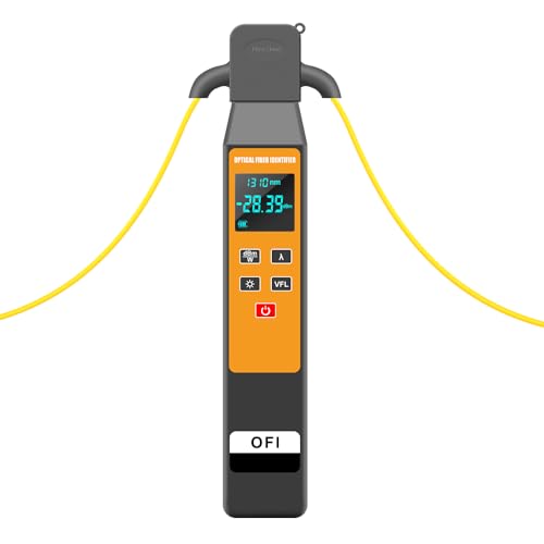 ALLGRIIT TM501 3-in-1 Live Optical Fiber Identifier Optische Faser Identifier 800–1700 nm mit Optischem Leistungsmesser und Visuelle Fehlersuche für 0,25 mm, 0,9 mm, 2,0 mm, 3,0 mm Optische Fasern von Allgriit