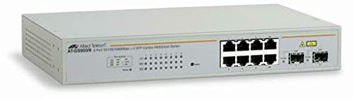 Allied Telesis 8 Port Gigabit Websmart Switch – Netzwerk Switches (Managed Netzwerk-Switch, 1 Gbit/s, UL 1950 FCC/VCCI EN55022 Class B CLASS B Tick EN60950 (TUV) EN55024 CE, 0.125 MB, 0 – 40 °C,-25 – 70 °C) von Allied Telesis