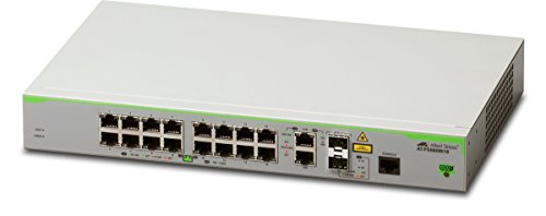 Allied Telesis AT-FS980M/18-50 Switch Stackable Layer 3 Lite Fast Ethernet Managed - 16 x 10/100TX | 2 x Combo Copper/SFP - Internal PSU Allied Telesis AT-FS980M/18-50 Switch Stackable Layer 3 Lite Fast Ethernet Managed - 16 x 10/100TX | 2 x Combo Copper/SFP - Internal PSU von Allied Telesis
