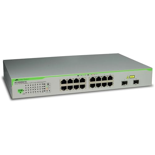 Allied Telesis AT-GS950/16-50 Switch Layer 2 Gigabit WebSmart - 16 x 10/100/1000T | 2 x SFP - Internal PSU von Allied Telesis