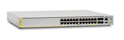 Allied Telesis AT-IX5-28GPX | 24-Port 10/100/1000T PoE+, 4 SFP+ Ports, Stackable, 2 Power Supply Bays, PSU AT-PWR800 not Included von Allied Telesis