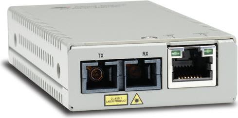 Allied Telesis AT MMC200/SC - Medienkonverter - 100Mb LAN - 10Base-T, 100Base-FX, 100Base-TX - RJ-45 / SC multi-mode - bis zu 2 km - 1310 nm - TAA-konform von Allied Telesis