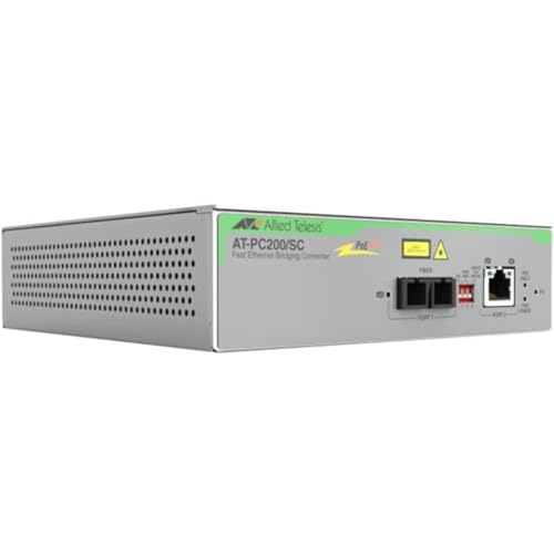 Allied Telesis AT-PC200/SC-960 | PoE Media Converter 100FX-SC to 10/100TX POE+,2 km Allied Telesis AT-PC200/SC-960 | PoE Media Converter 100FX-SC to 10/100TX POE+,2 km von Allied Telesis