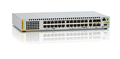 Allied Telesis AT-x310-26FT-50 | 24-Port 10/100BASE-T, 2 Combo Ports (100/1000X SFP or 10/100/1000T), 2 Stacking Ports, Single Fixed PSU von Allied Telesis