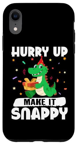 Alligator: Beeil dich, mach es bissig Hülle für iPhone XR Alligator: Beeil dich, mach es bissig Hülle für iPhone XR von Alligator And Crocodile Designs For Kids