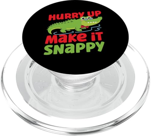Alligator: Beeil dich, mach es bissig PopSockets PopGrip für MagSafe Alligator: Beeil dich, mach es bissig PopSockets PopGrip für MagSafe von Alligator And Crocodile Designs For Kids